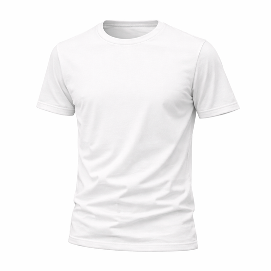 White Regular Fit 100% Cotton T-Shirt
