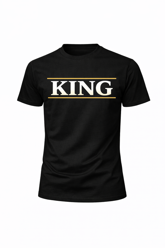 Printed Black Regular Fit 100% Cotton T-Shirt